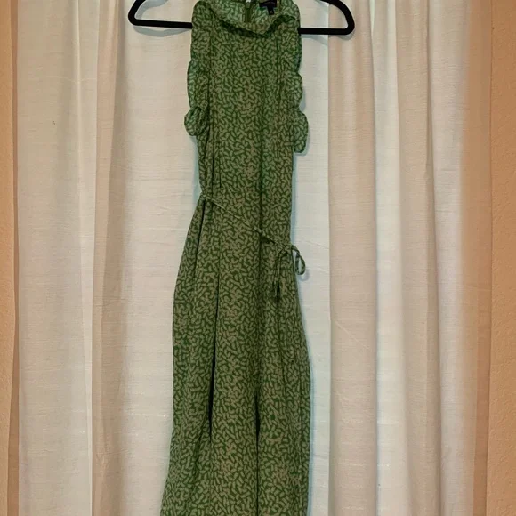 Who What Wear | Dresses | Who What Wear Green Maxi Sundress With Flutter  Sleeves | Poshmark